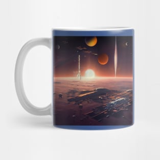 Interplanetary Spaceport Mug